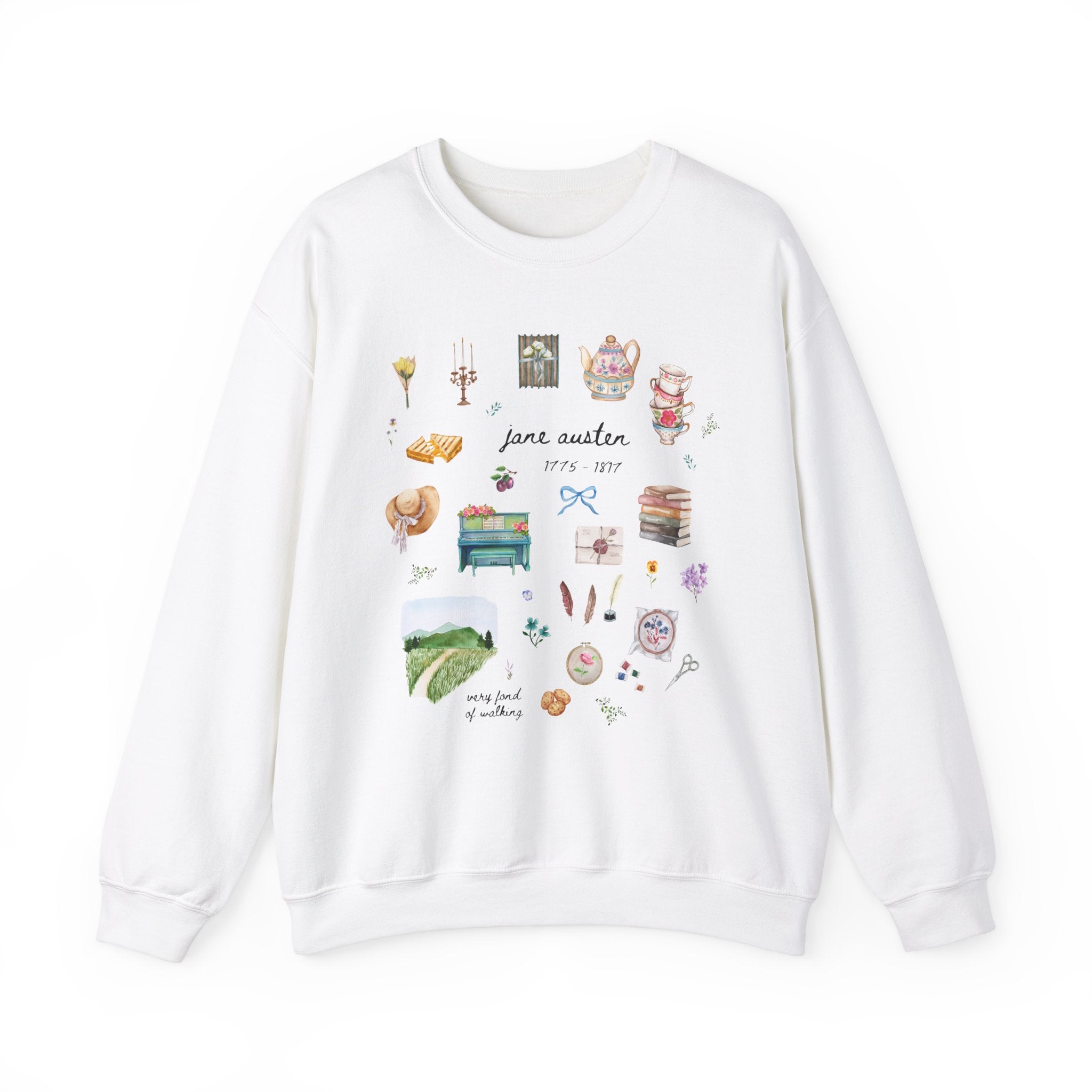 Romance Reader Sweatshirt for Jane Austen Fan - Opal and June
