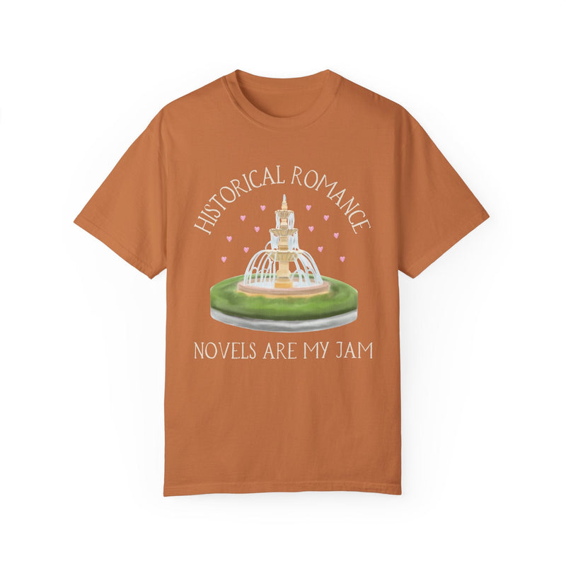 Romance Reader Tee Shirt: Historical Romance Novels Are My Jam | Bookish Gift Idea for Regency Romance Author, Cute Aesthetic Tee - Opal and June