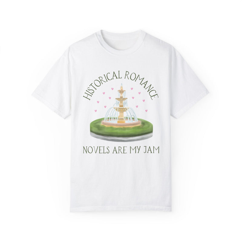 Romance Reader Tee Shirt: Historical Romance Novels Are My Jam | Bookish Gift Idea for Regency Romance Author, Cute Aesthetic Tee - Opal and June