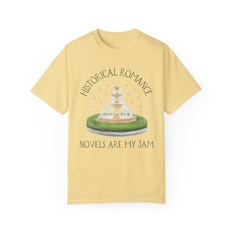 Romance Reader Tee Shirt: Historical Romance Novels Are My Jam | Bookish Gift Idea for Regency Romance Author, Cute Aesthetic Tee - Opal and June