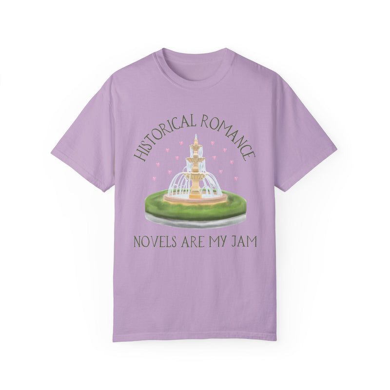 Romance Reader Tee Shirt: Historical Romance Novels Are My Jam | Bookish Gift Idea for Regency Romance Author, Cute Aesthetic Tee - Opal and June