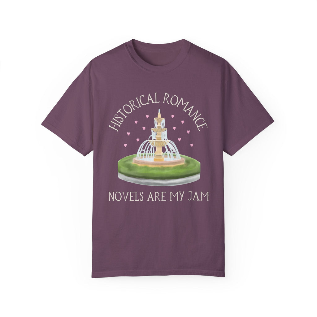 Romance Reader Tee Shirt: Historical Romance Novels Are My Jam | Bookish Gift Idea for Regency Romance Author, Cute Aesthetic Tee - Opal and June