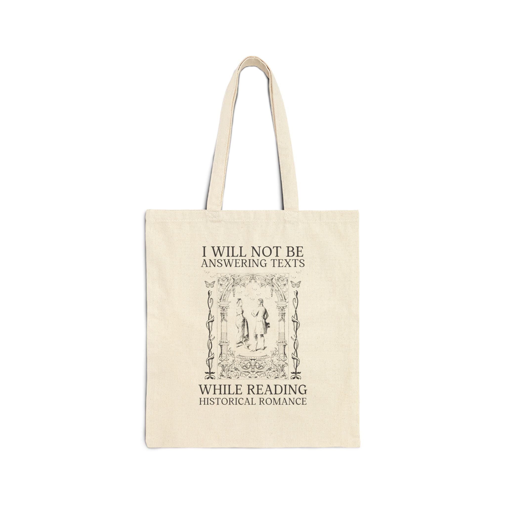 Romance Reader Tote Bag: Silly Historical Romance Tote for Her - Opal and June