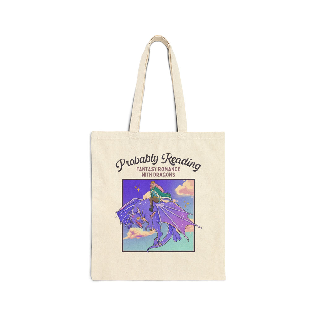 Romantasy Books with Dragons Tote Bag - Opal and June