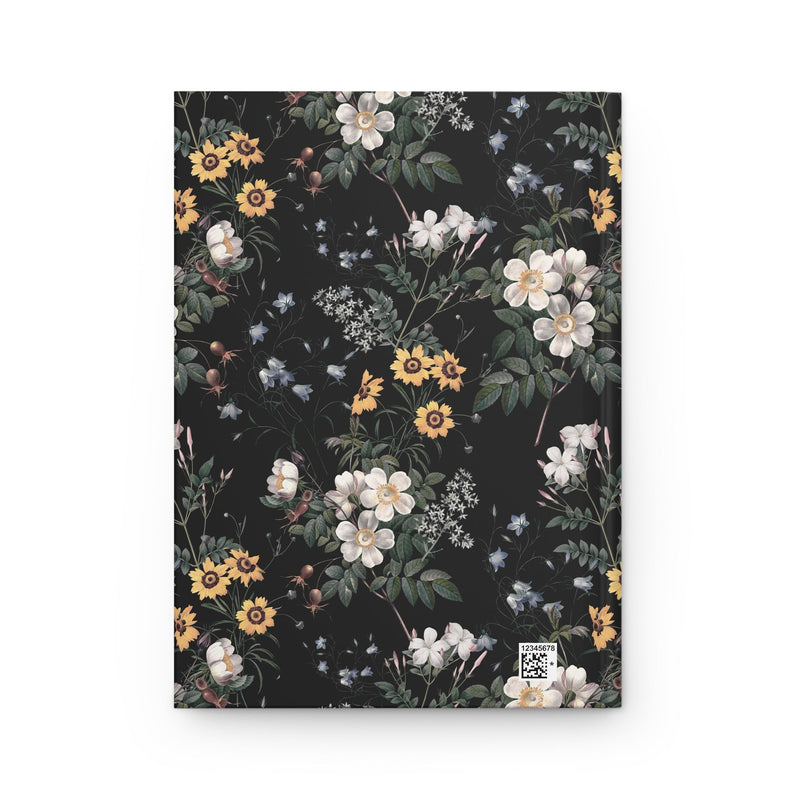 Romantic Gothic Notebook with Flowers: Whimsigoth Notebook for School or Work - Opal and June