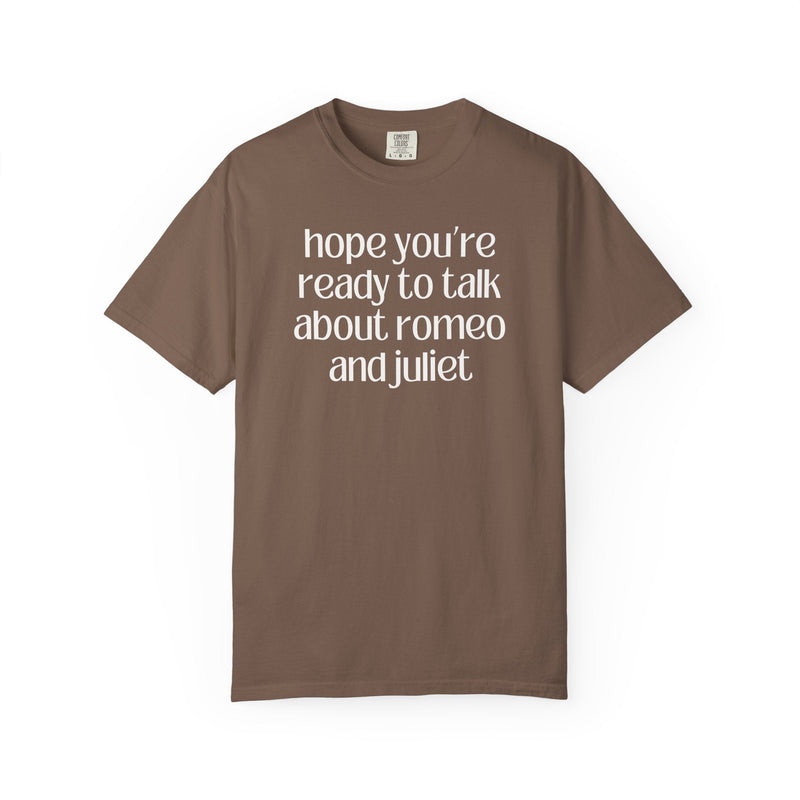 Romeo and Juliet by William Shakespeare Tee Shirt for Book Lover, Funny Saying Bookish Shirt, Classic Literature Professor, Acting Teacher - Opal and June
