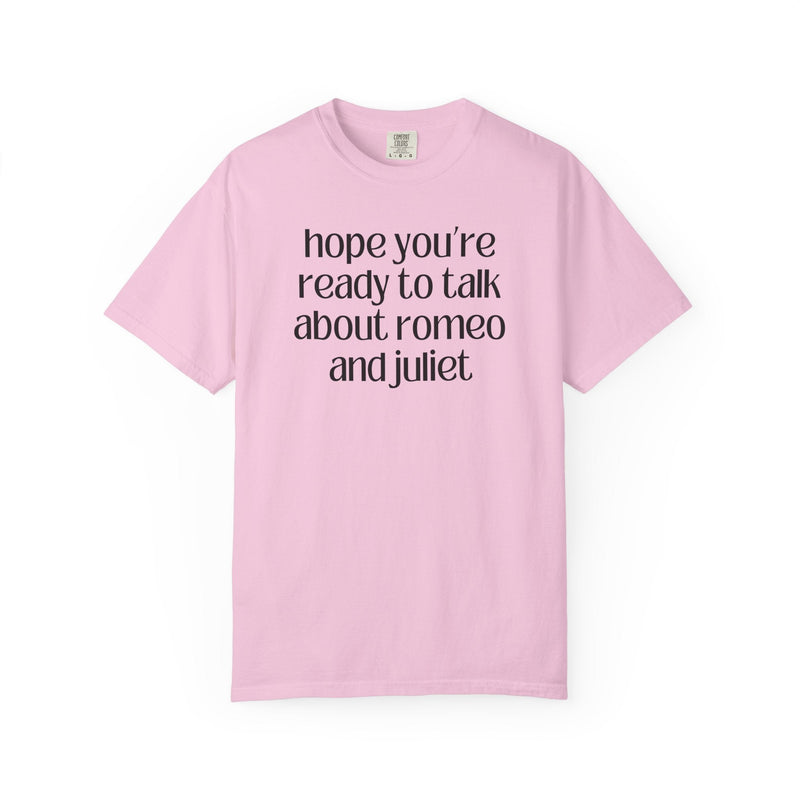 Romeo and Juliet by William Shakespeare Tee Shirt for Book Lover, Funny Saying Bookish Shirt, Classic Literature Professor, Acting Teacher - Opal and June