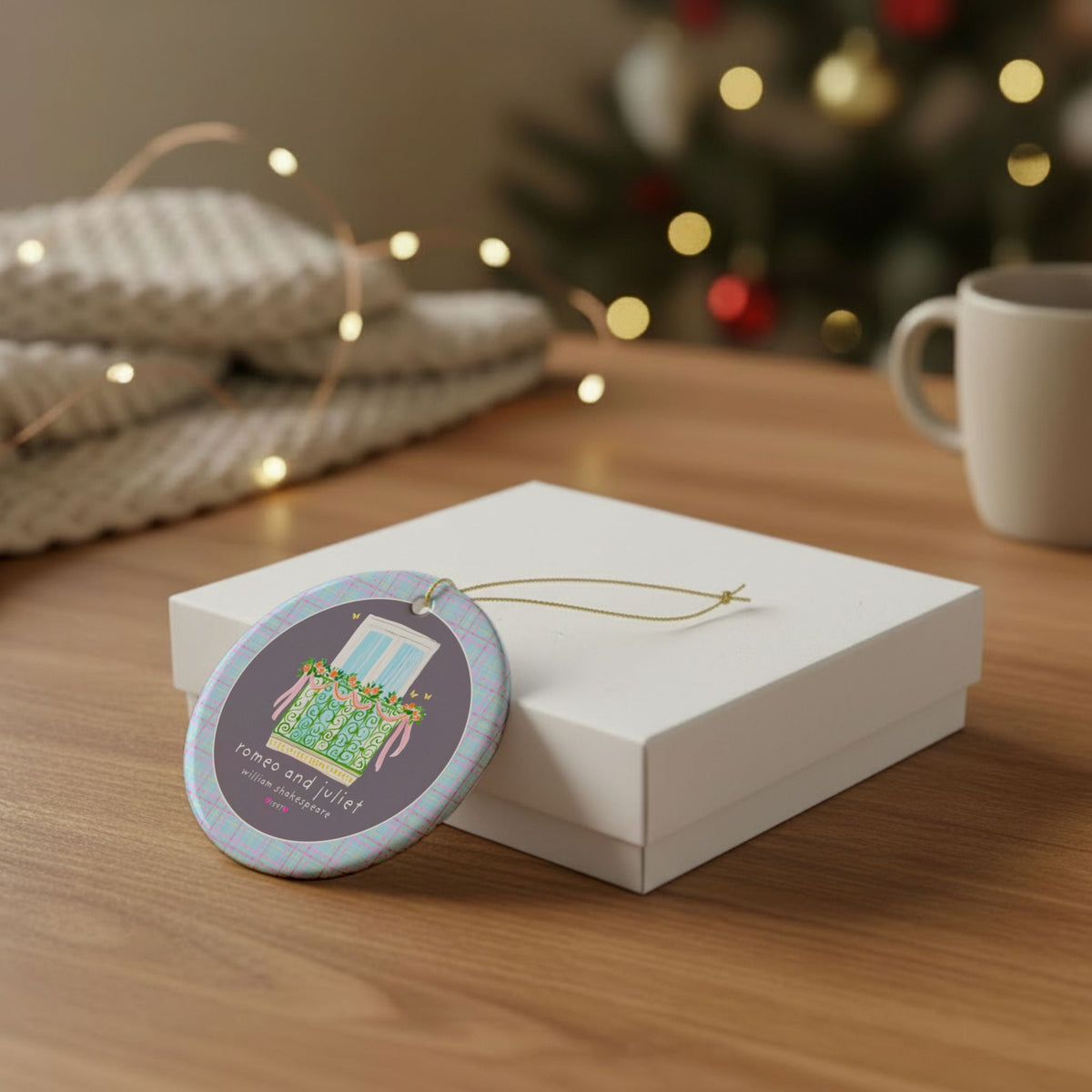 Romeo and Juliet Ornament - Opal and June