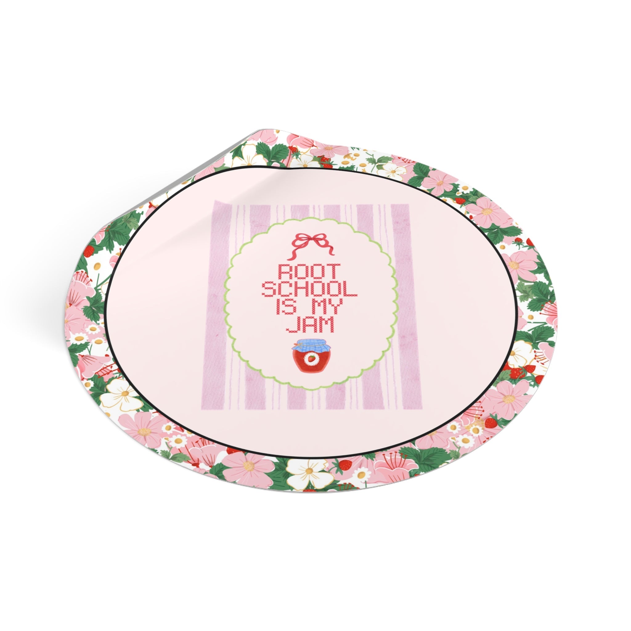 Root Elementary: Root School is My Jam | FPS + Opal and June Sticker, Fayetteville Public Schools - Opal and June