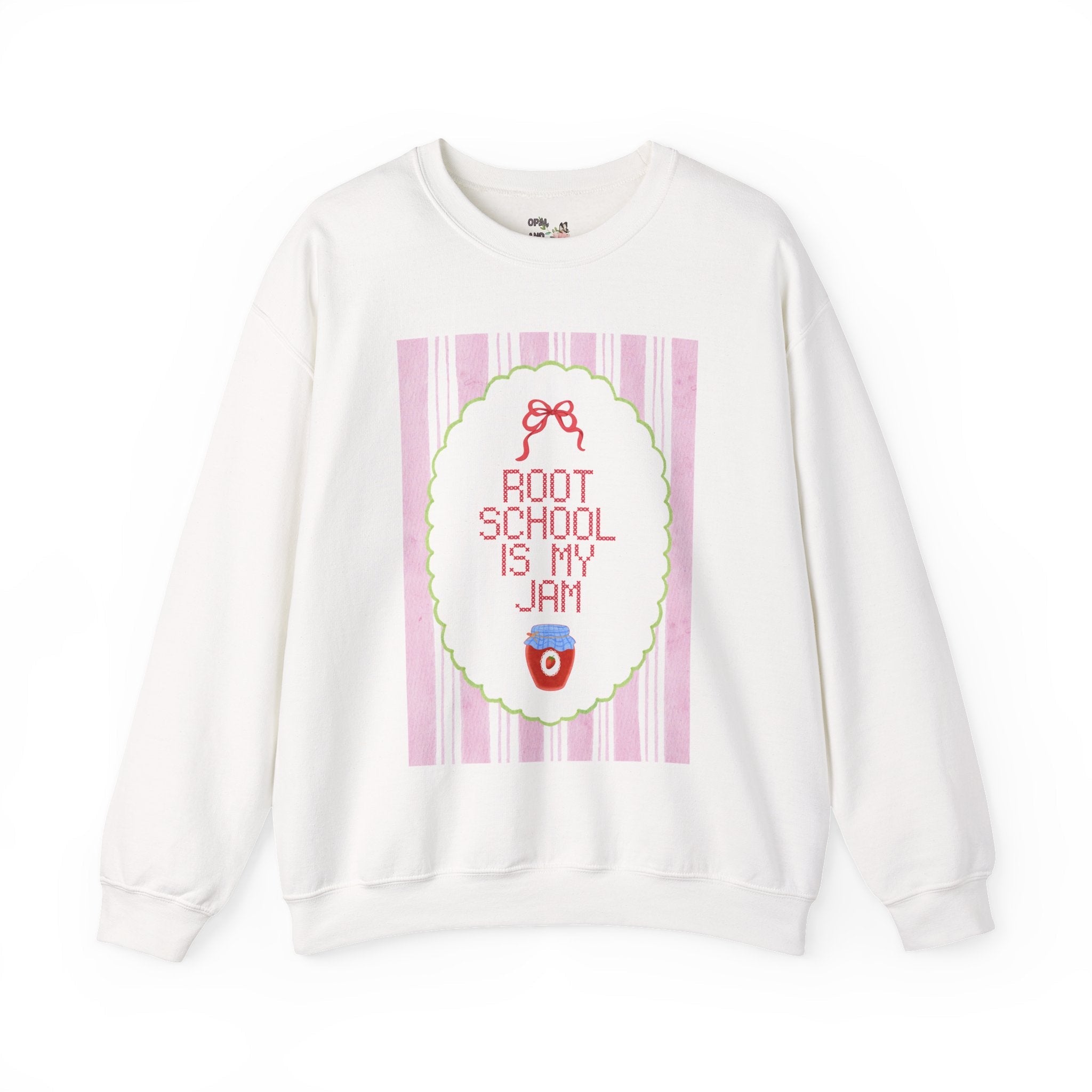 Root Elementary: Root School is My Jam | FPS + Opal and June Sweatshirt, Fayetteville Public Schools - Opal and June
