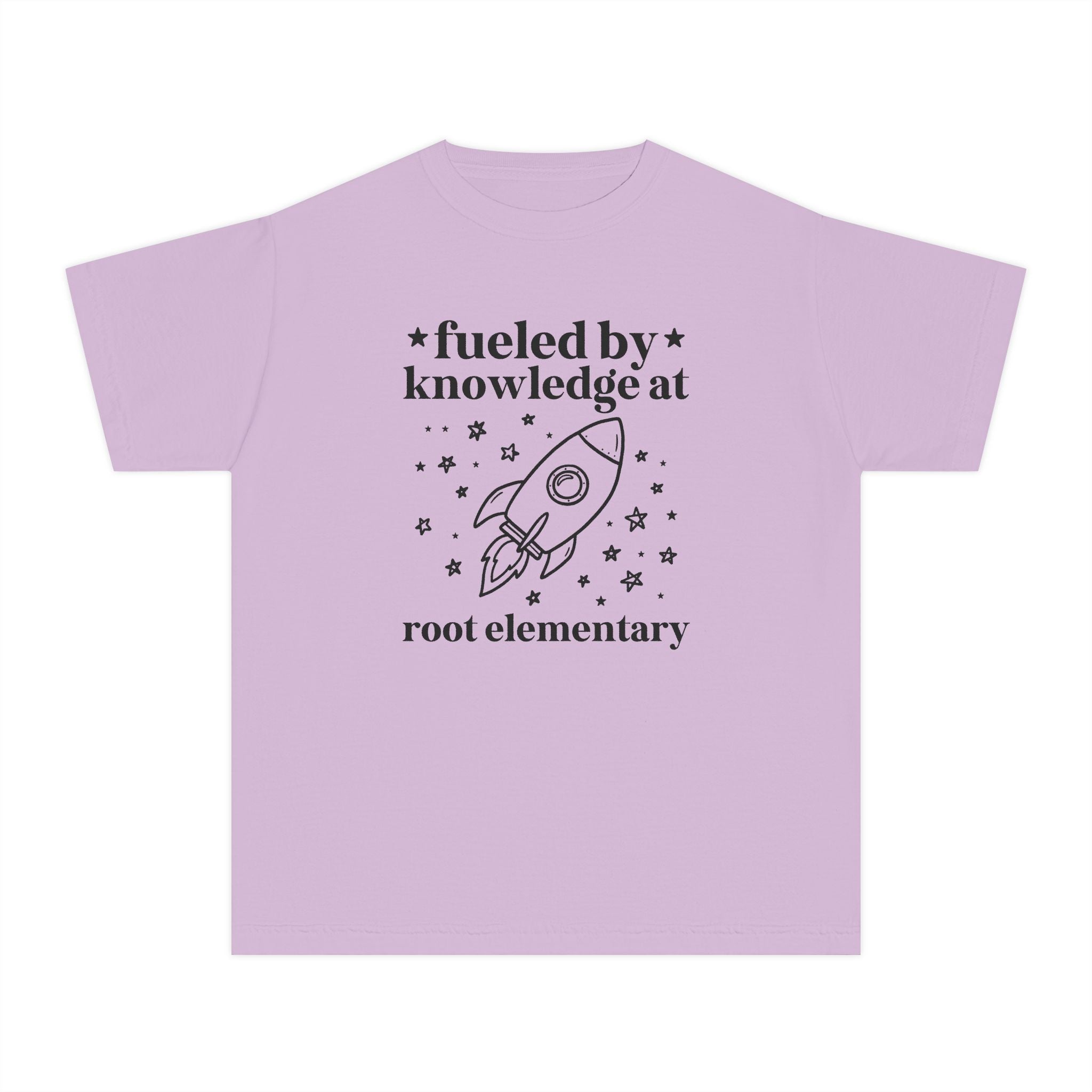 Root Elementary School Kids Tee Shirt: Fueled by Knowledge - Opal and June
