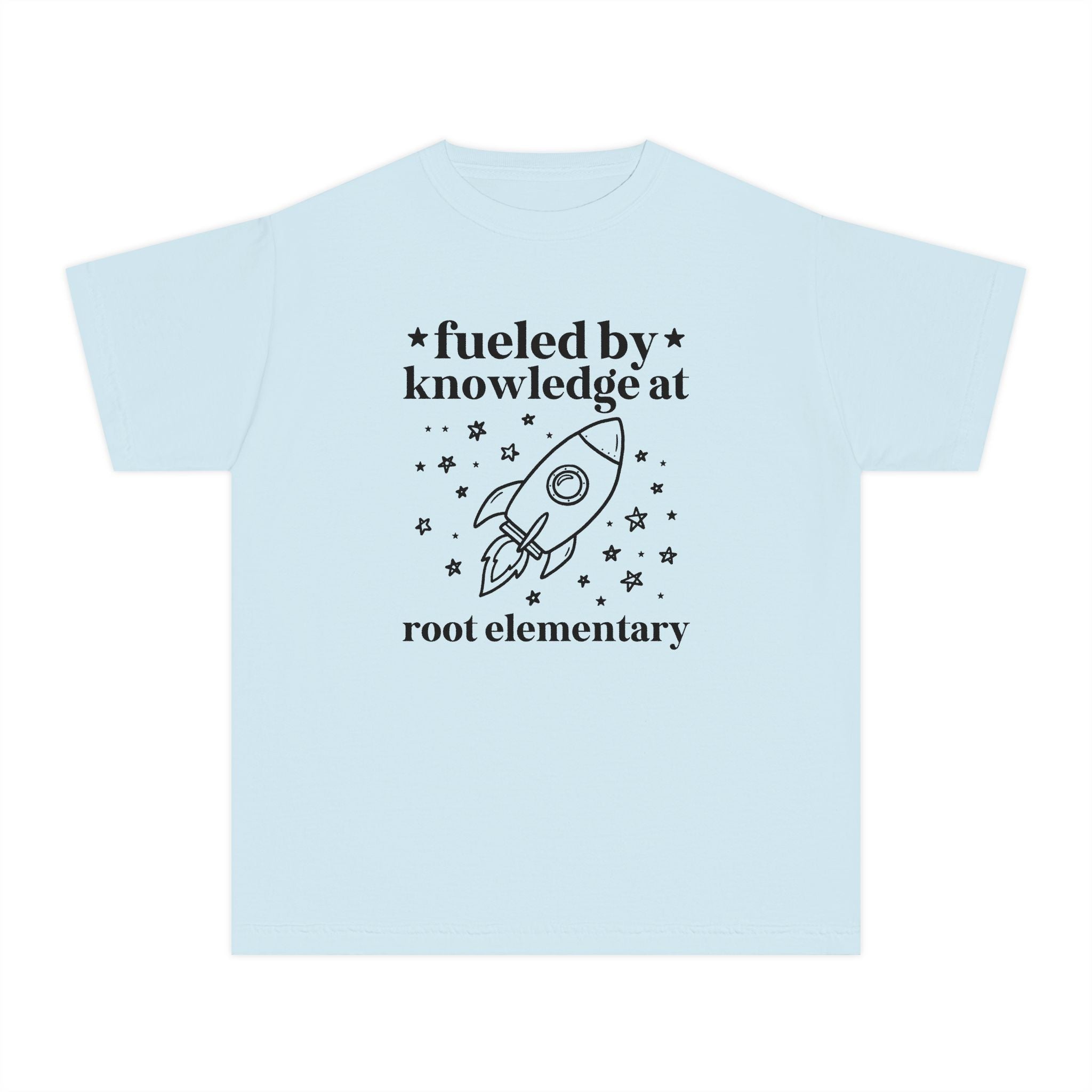 Root Elementary School Kids Tee Shirt: Fueled by Knowledge - Opal and June