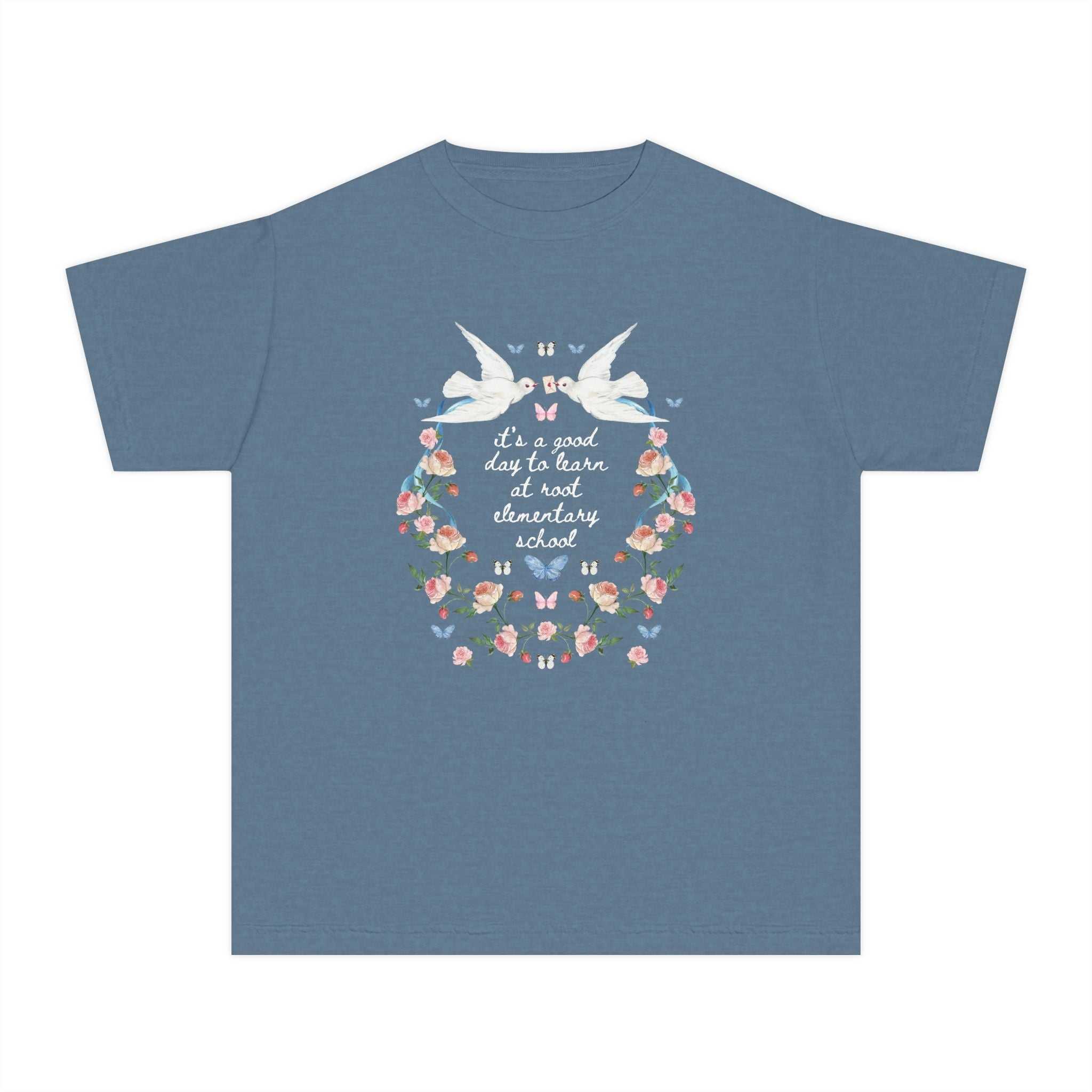 Root Elementary School Kids Tee Shirt: It's a Good Day to Learn | FPS + Opal and June Kids Tee Shirt, Fayetteville Public Schools - Opal and June