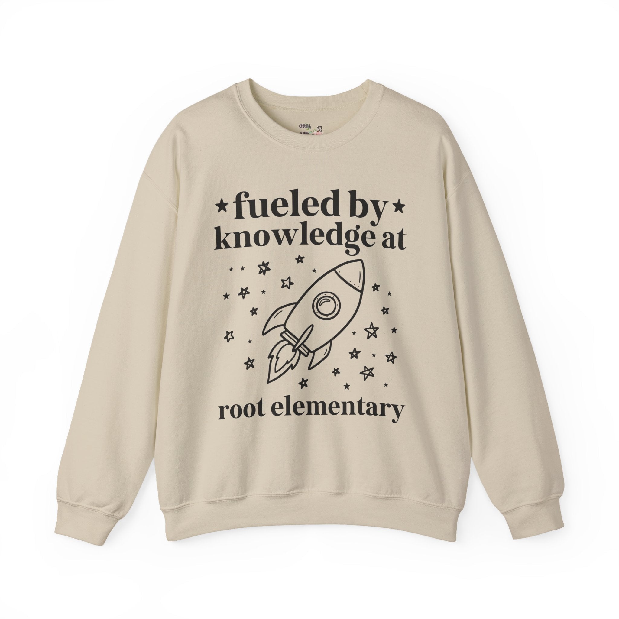 Root Elementary School Sweatshirt: Fueled by Knowledge - Opal and June