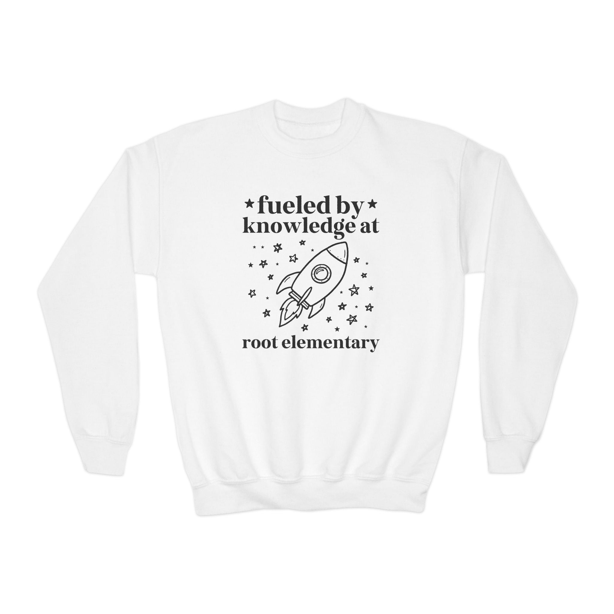Root Elementary School Sweatshirt: Fueled by Knowledge - Opal and June
