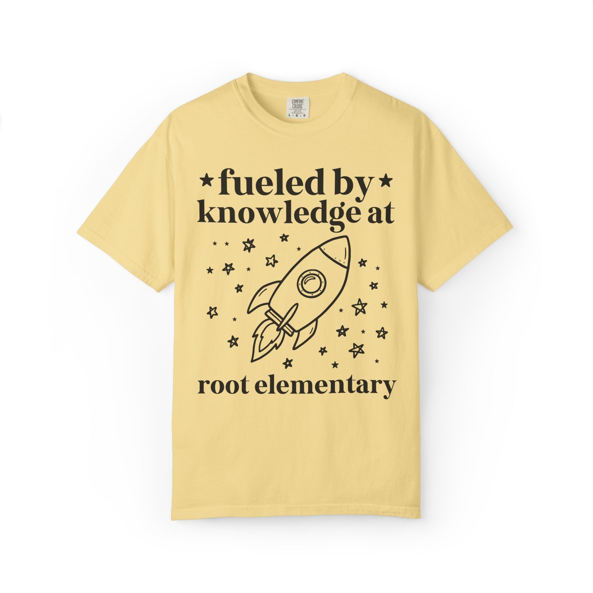 Root Elementary School Tee Shirt: Fueled by Knowledge - Opal and June