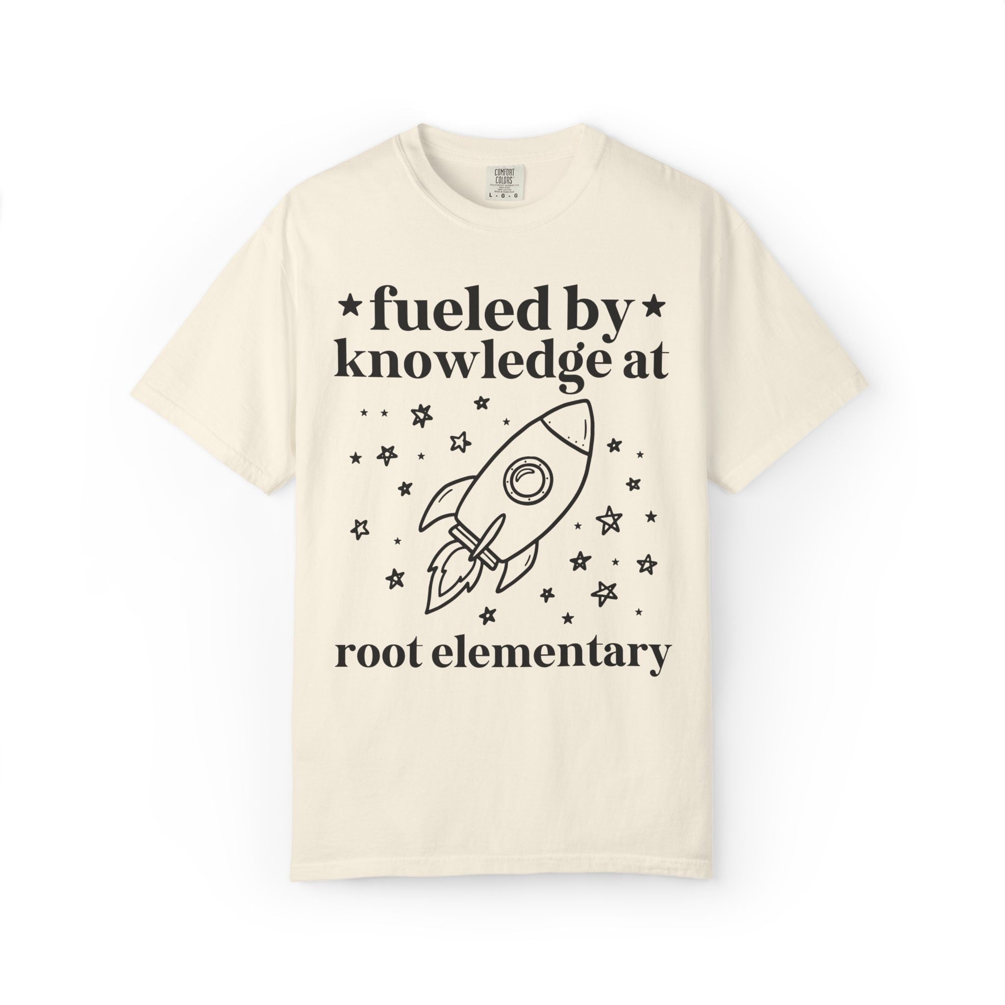 Root Elementary School Tee Shirt: Fueled by Knowledge - Opal and June