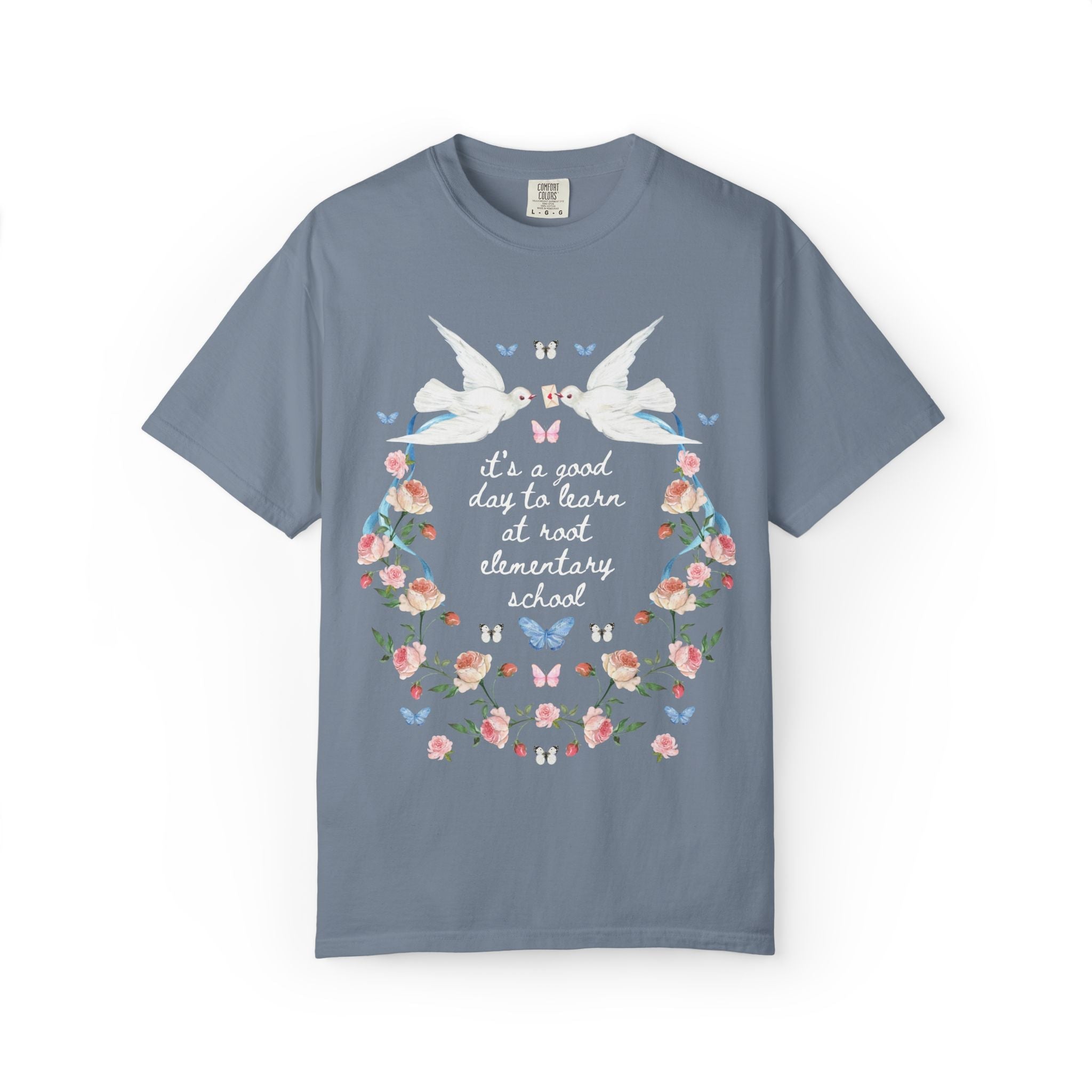 Root Elementary School Tee Shirt: It's a Good Day to Learn | FPS + Opal and June Tee Shirt, Fayetteville Public Schools - Opal and June