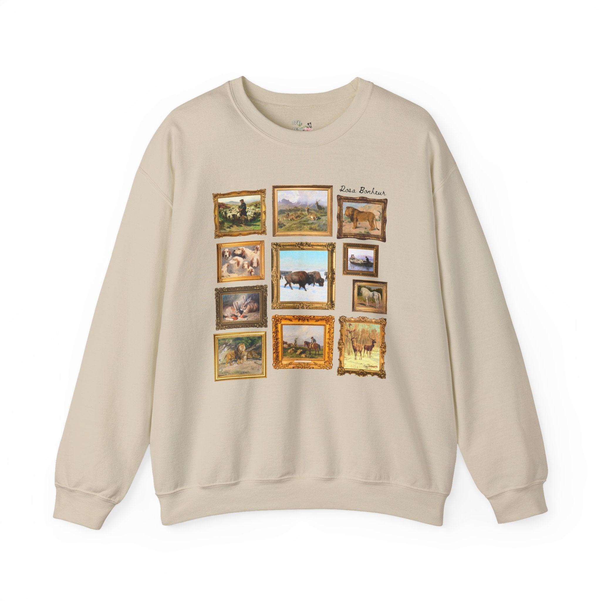 Rosa Bonheur Art History Sweatshirt: Famous Paintings French Art History, Realism Art Movement, Animal Lover Present, LGBTQ 19th Century Art - Opal and June