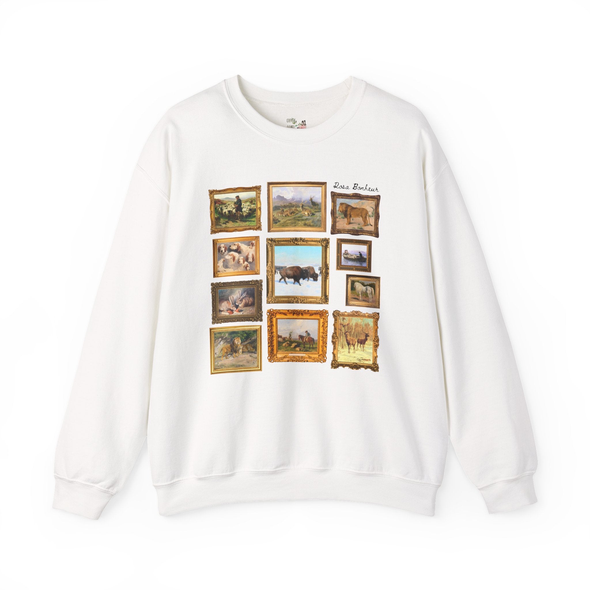 Rosa Bonheur Art History Sweatshirt: Famous Paintings French Art History, Realism Art Movement, Animal Lover Present, LGBTQ 19th Century Art - Opal and June
