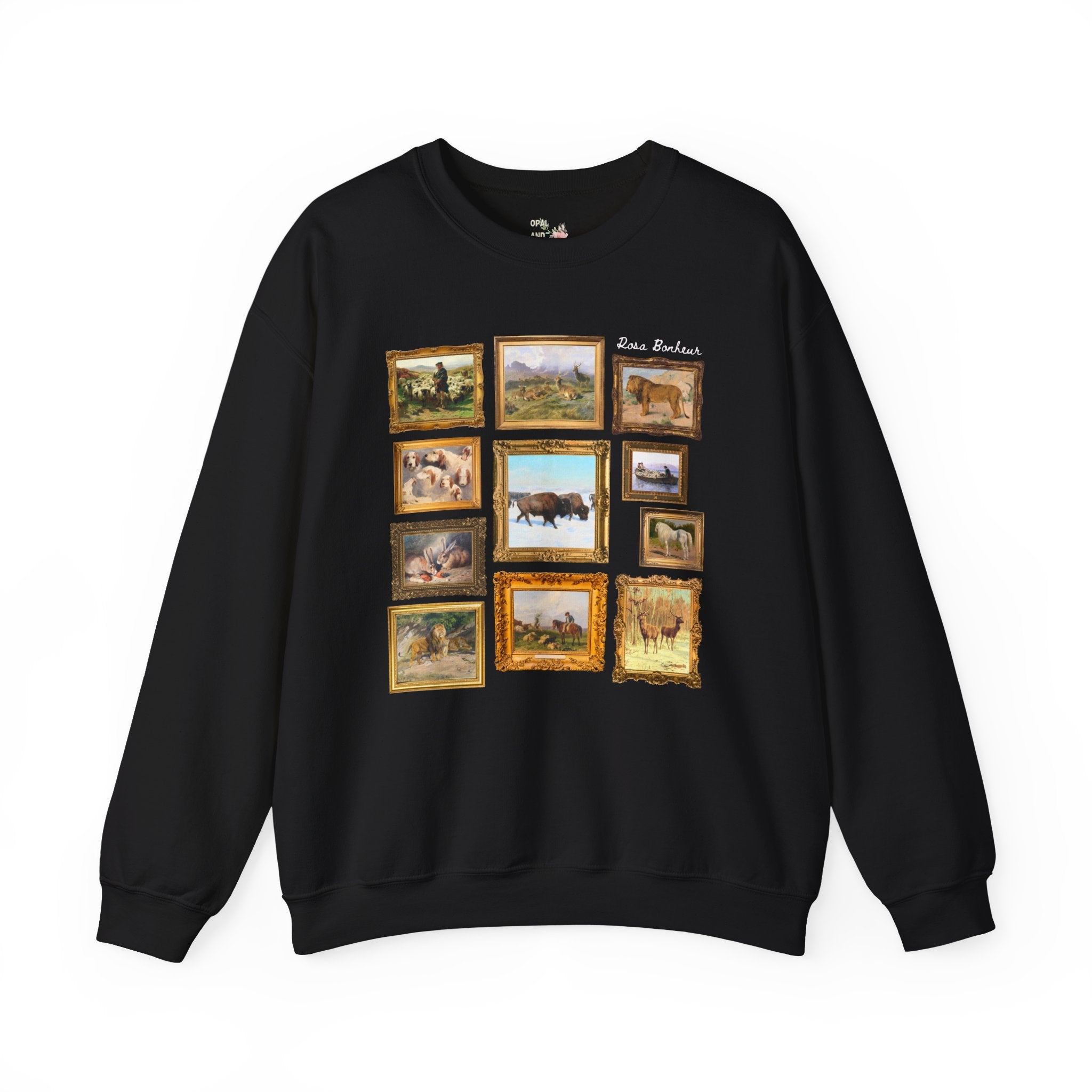 Rosa Bonheur Art History Sweatshirt: Famous Paintings French Art History, Realism Art Movement, Animal Lover Present, LGBTQ 19th Century Art - Opal and June