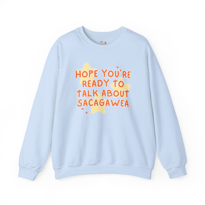 Sacagawea American History Sweatshirt, Social Studies Teacher, High School History Teacher, 18th Century Women's History Gift, History Buff - Opal and June