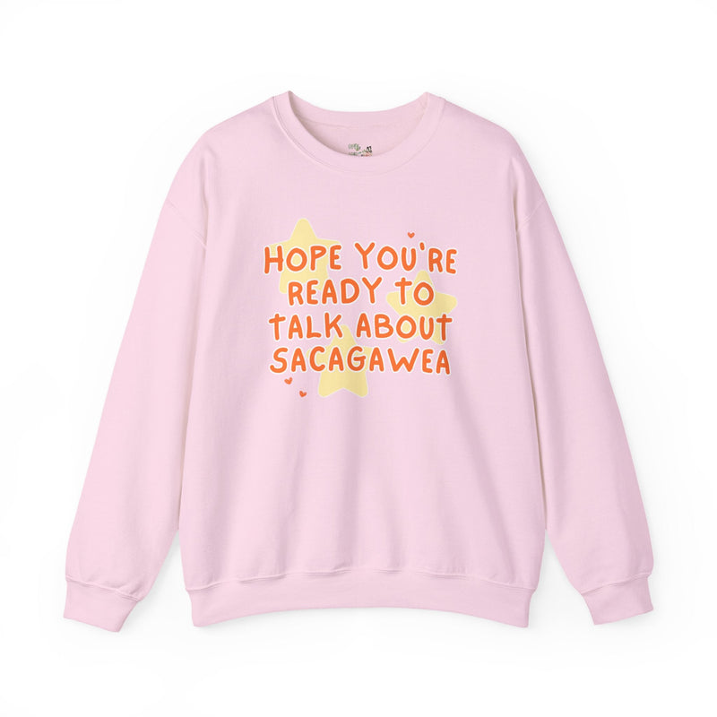 Sacagawea American History Sweatshirt, Social Studies Teacher, High School History Teacher, 18th Century Women's History Gift, History Buff - Opal and June