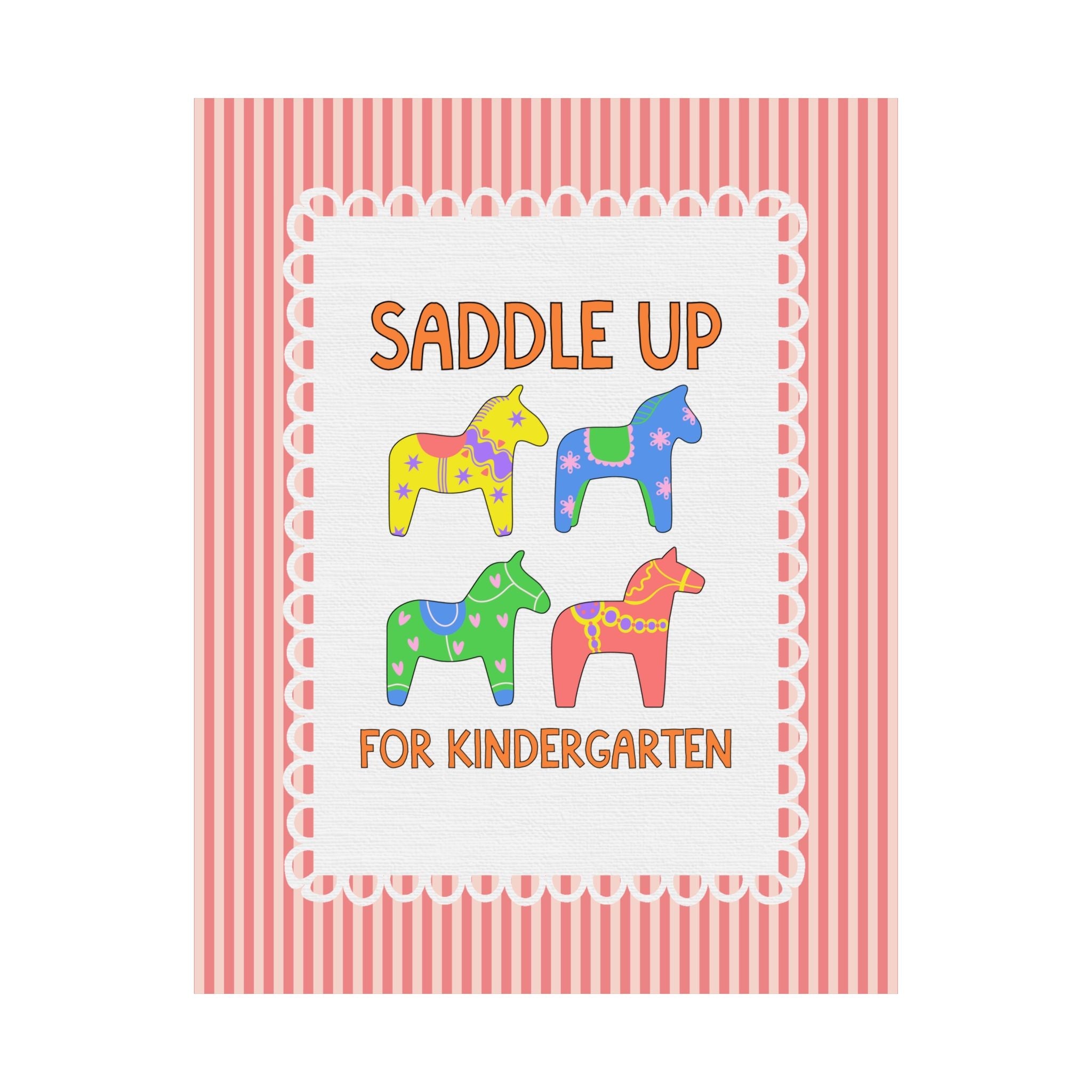 Saddle Up for Kindergarten - Opal and June