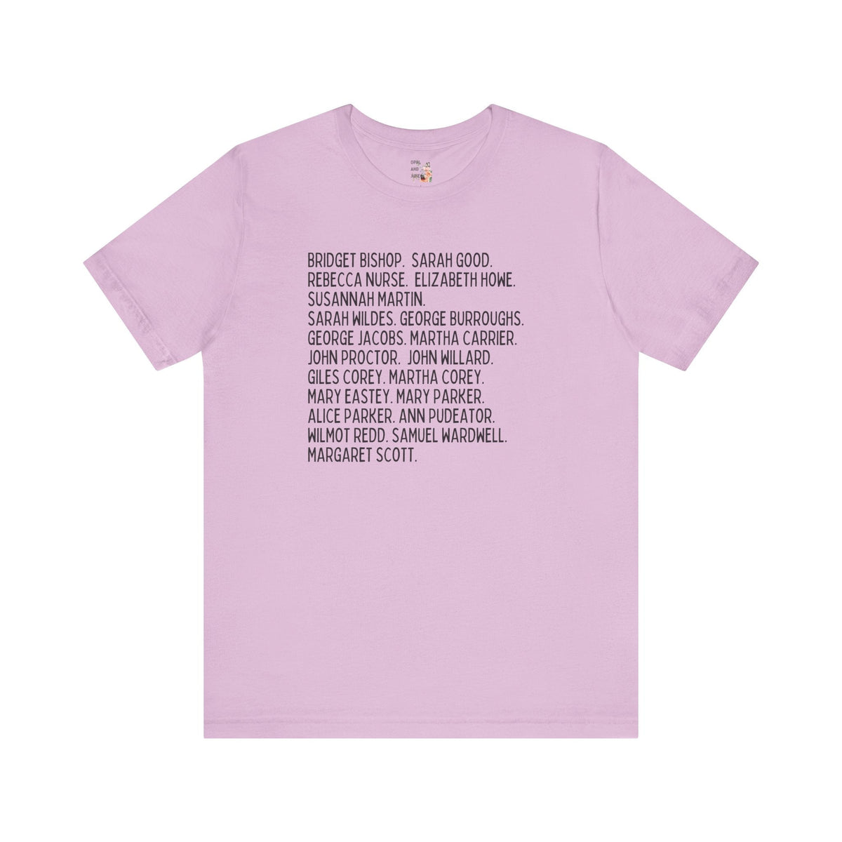 Salem Witch Trials Womens History Tee - Opal and June
