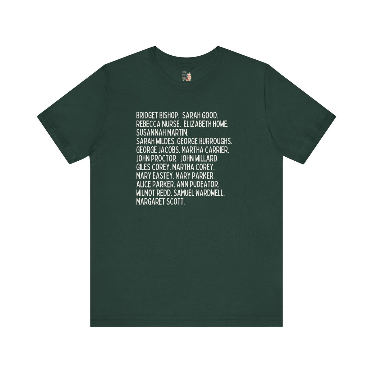 Salem Witch Trials Womens History Tee - Opal and June