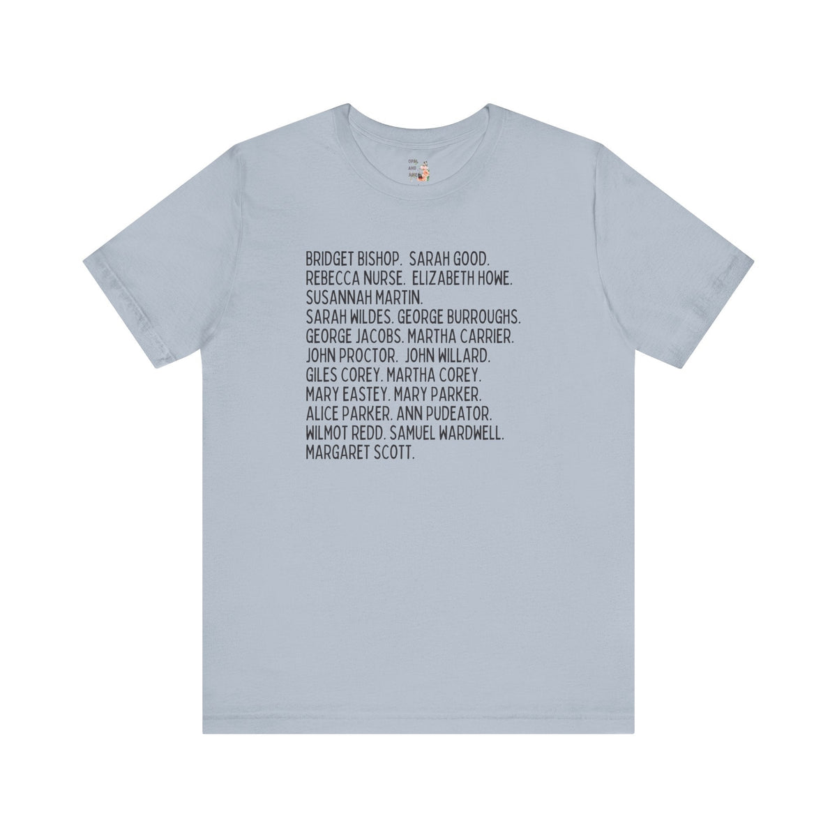 Salem Witch Trials Womens History Tee - Opal and June