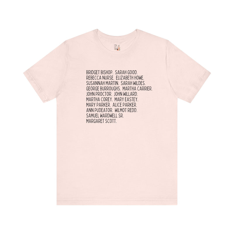 Salem Witch Trials Womens History Tee - Opal and June