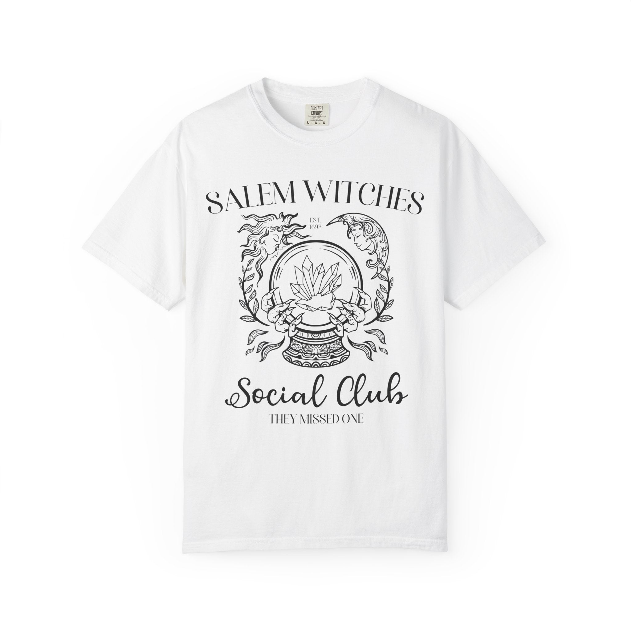 Salem Witches American History Shirt, Women's History, Spooky History Tee for Halloween, Early US History Gift, 18th Century Social Studies - Opal and June