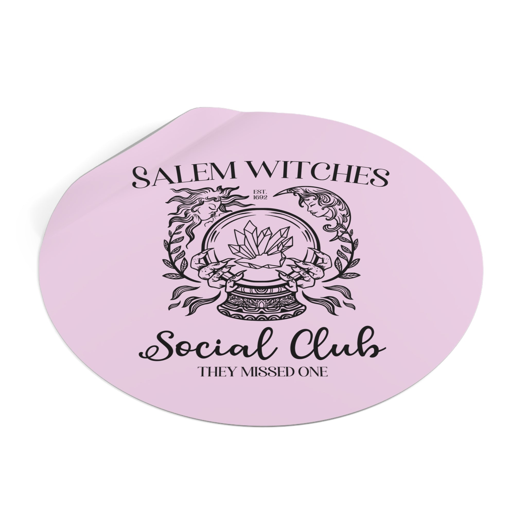 Salem Witches Social Club Sticker - Opal and June