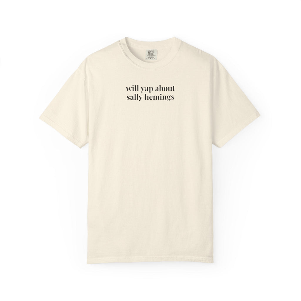 Sally Hemings American History T-Shirt, 18th Century US Women's History Tee, History Professor, American History Buff Tee, Thomas Jefferson - Opal and June