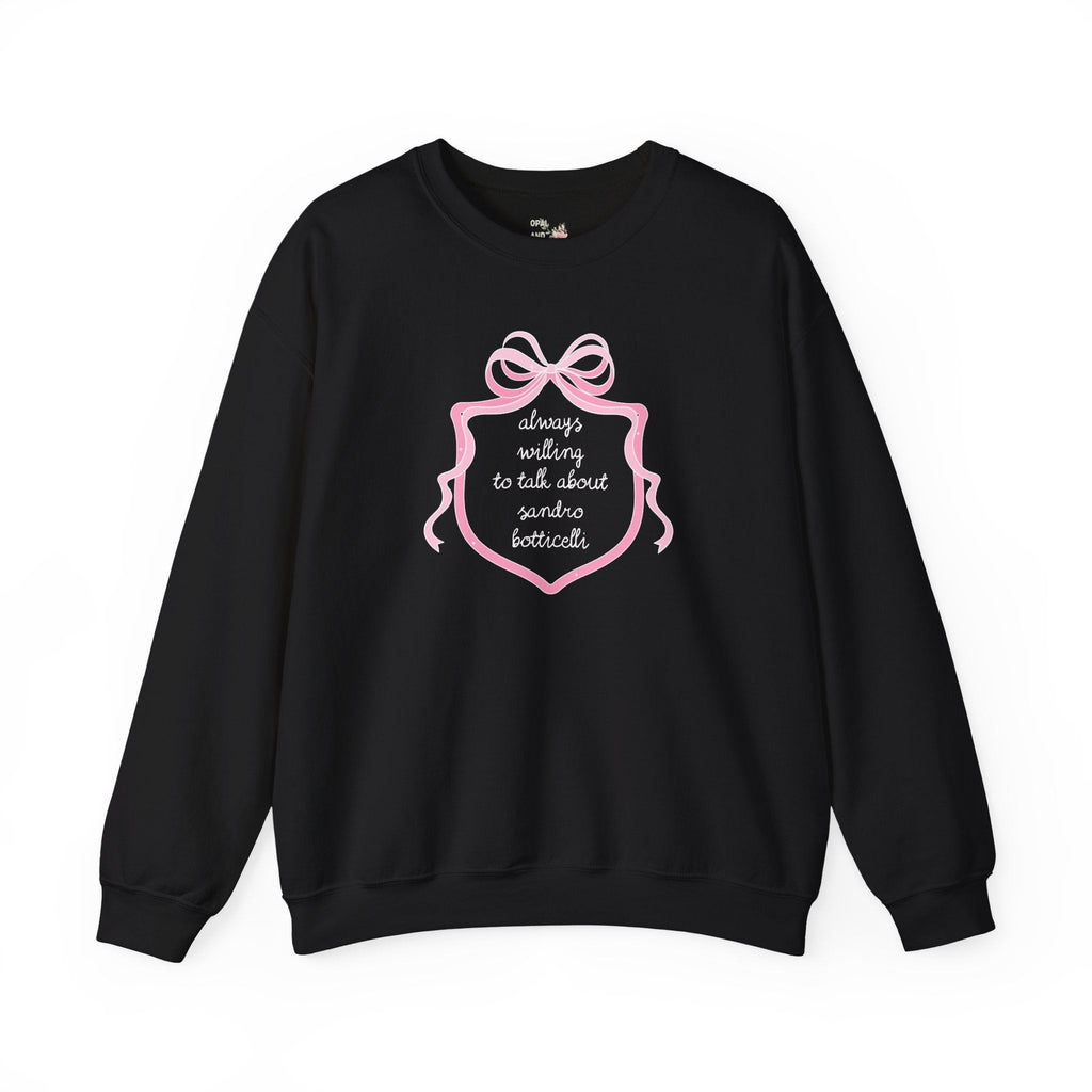 Sandro Botticelli Art History Sweatshirt, Humanities Professor, Social Studies Shirt, Historian Who Loves Late Gothic, Early Renaissance Art - Opal and June
