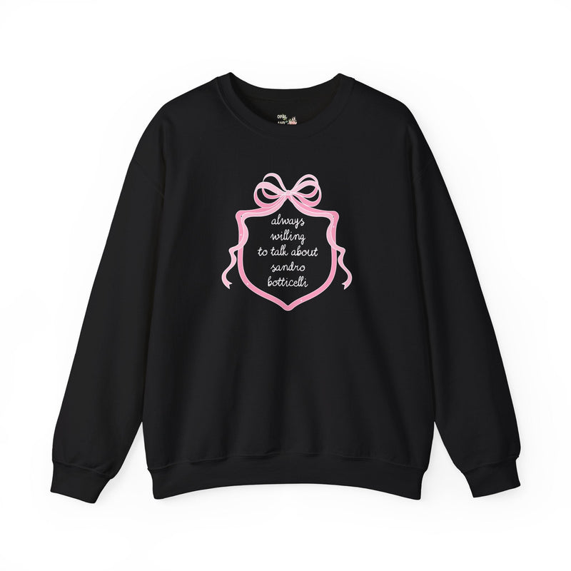 Sandro Botticelli Art History Sweatshirt, Humanities Professor, Social Studies Shirt, Historian Who Loves Late Gothic, Early Renaissance Art - Opal and June