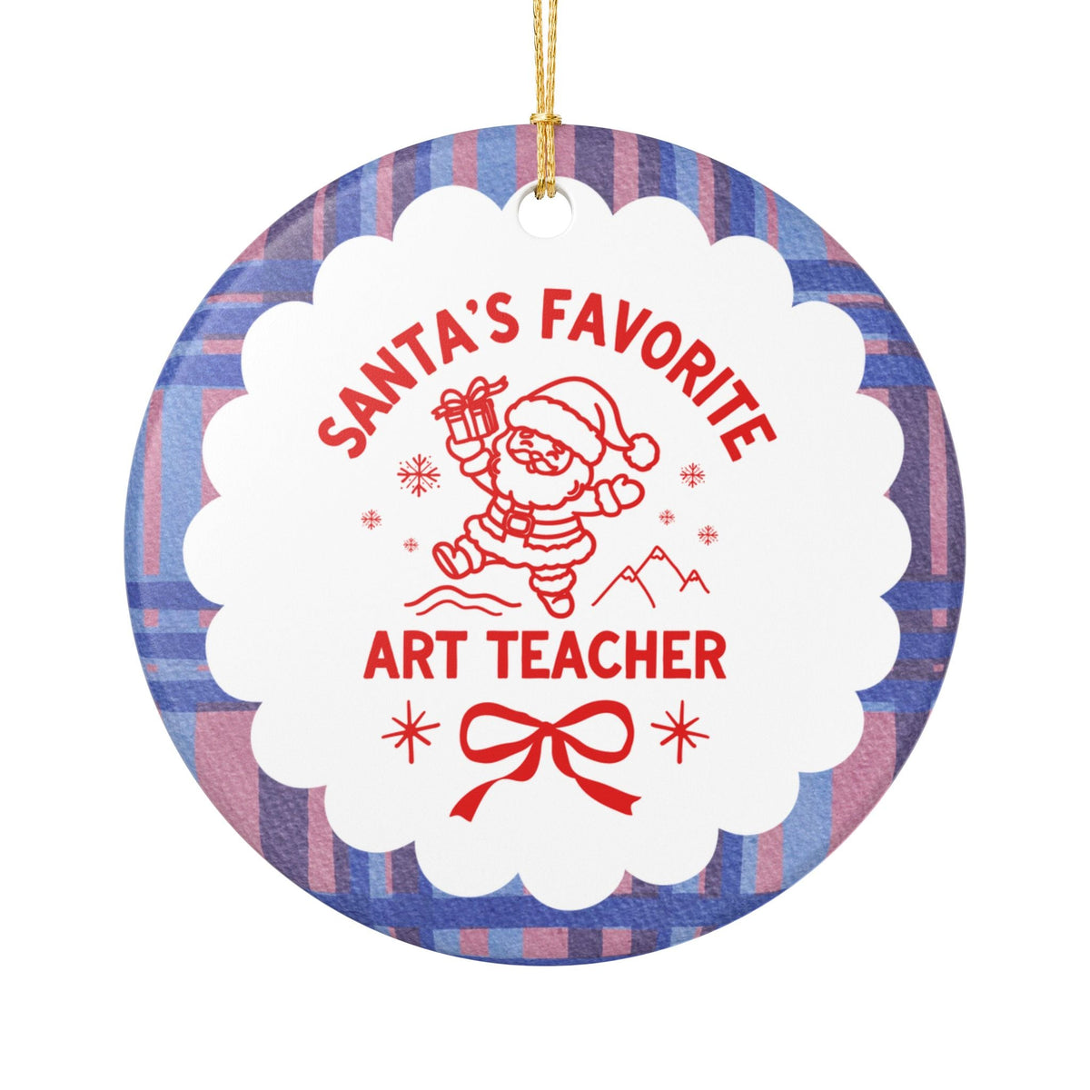 Santa's Favorite Art Teacher - Opal and June