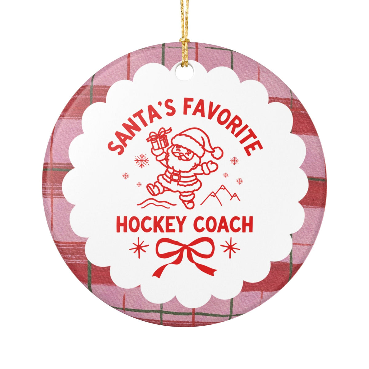 Santa's Favorite Hockey Coach - Opal and June