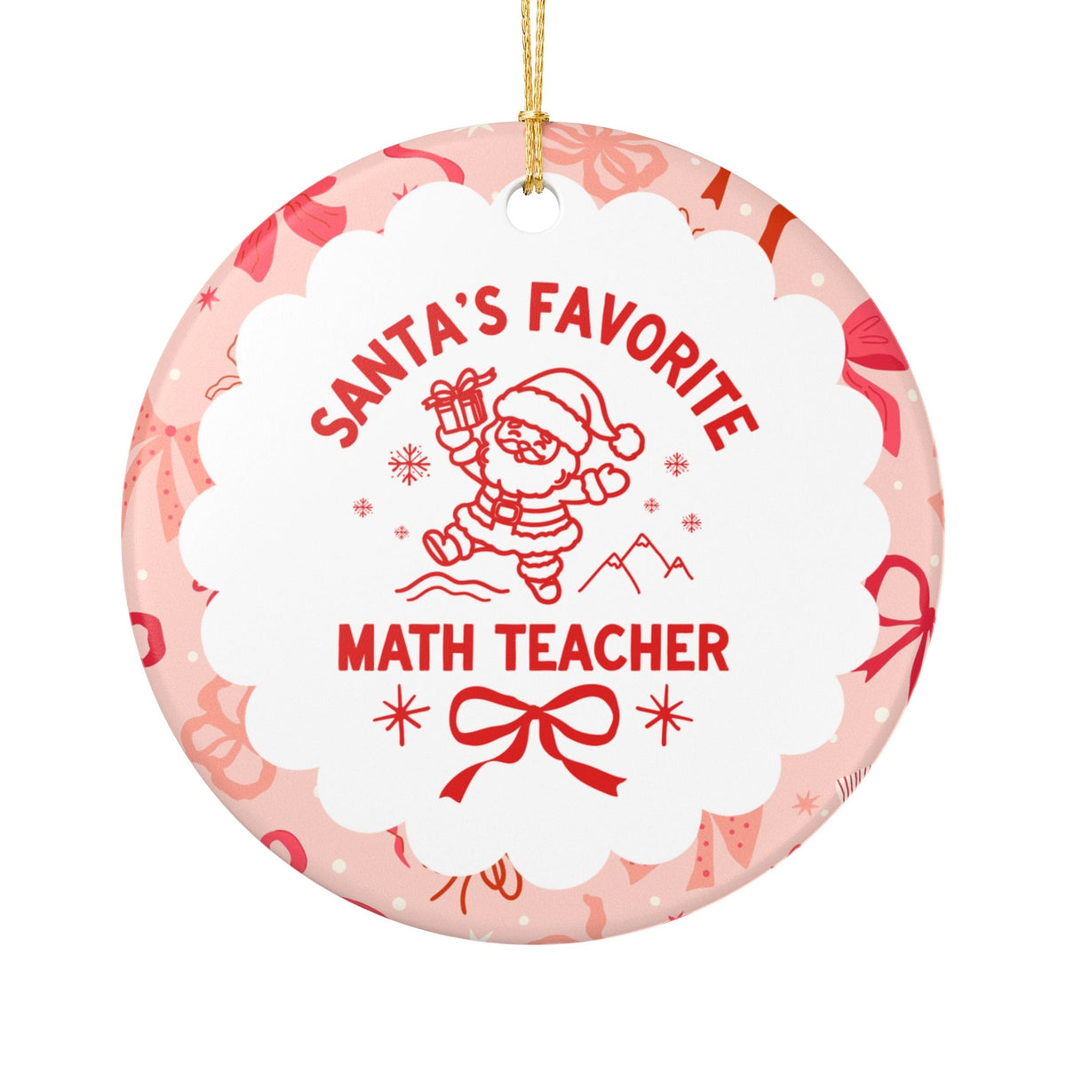 Santa's Favorite Math Teacher - Opal and June