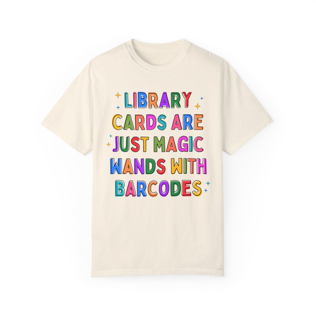 School Librarian Tee Shirt for Reading Teacher, Cute Magical Books T-Shirt with Stars, Funny Saying Book Lover Gift for Bookworm or Author - Opal and June