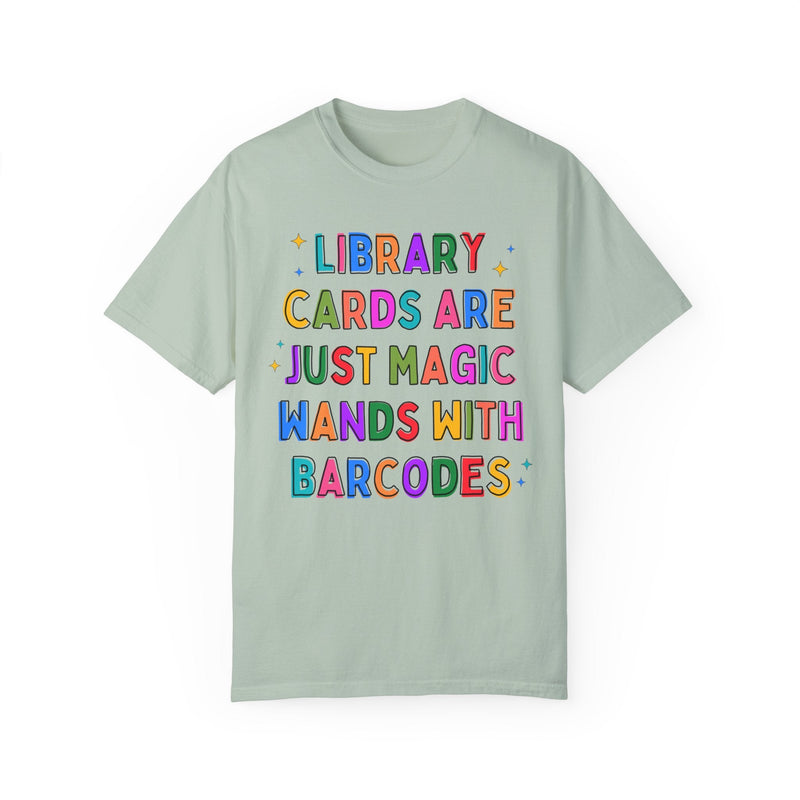 School Librarian Tee Shirt for Reading Teacher, Cute Magical Books T-Shirt with Stars, Funny Saying Book Lover Gift for Bookworm or Author - Opal and June