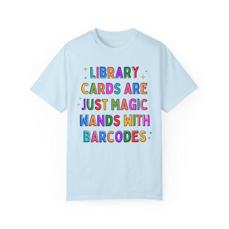 School Librarian Tee Shirt for Reading Teacher, Cute Magical Books T-Shirt with Stars, Funny Saying Book Lover Gift for Bookworm or Author - Opal and June