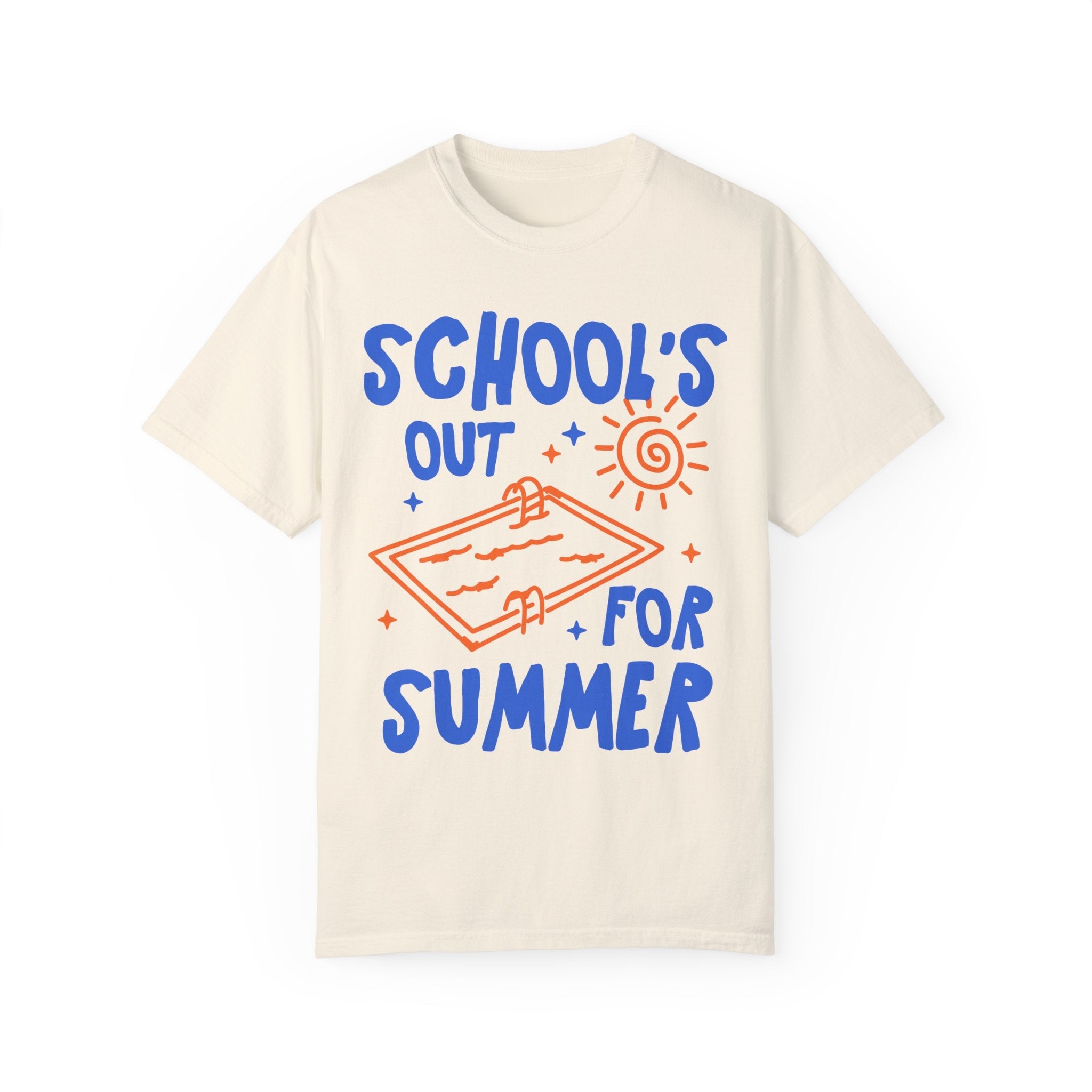 School's Out for Summer: Funny Last Day of School Teacher Tee Shirt, Matching First Grade Crew Teacher T-Shirts, Cute Class Dismissed Tee - Opal and June