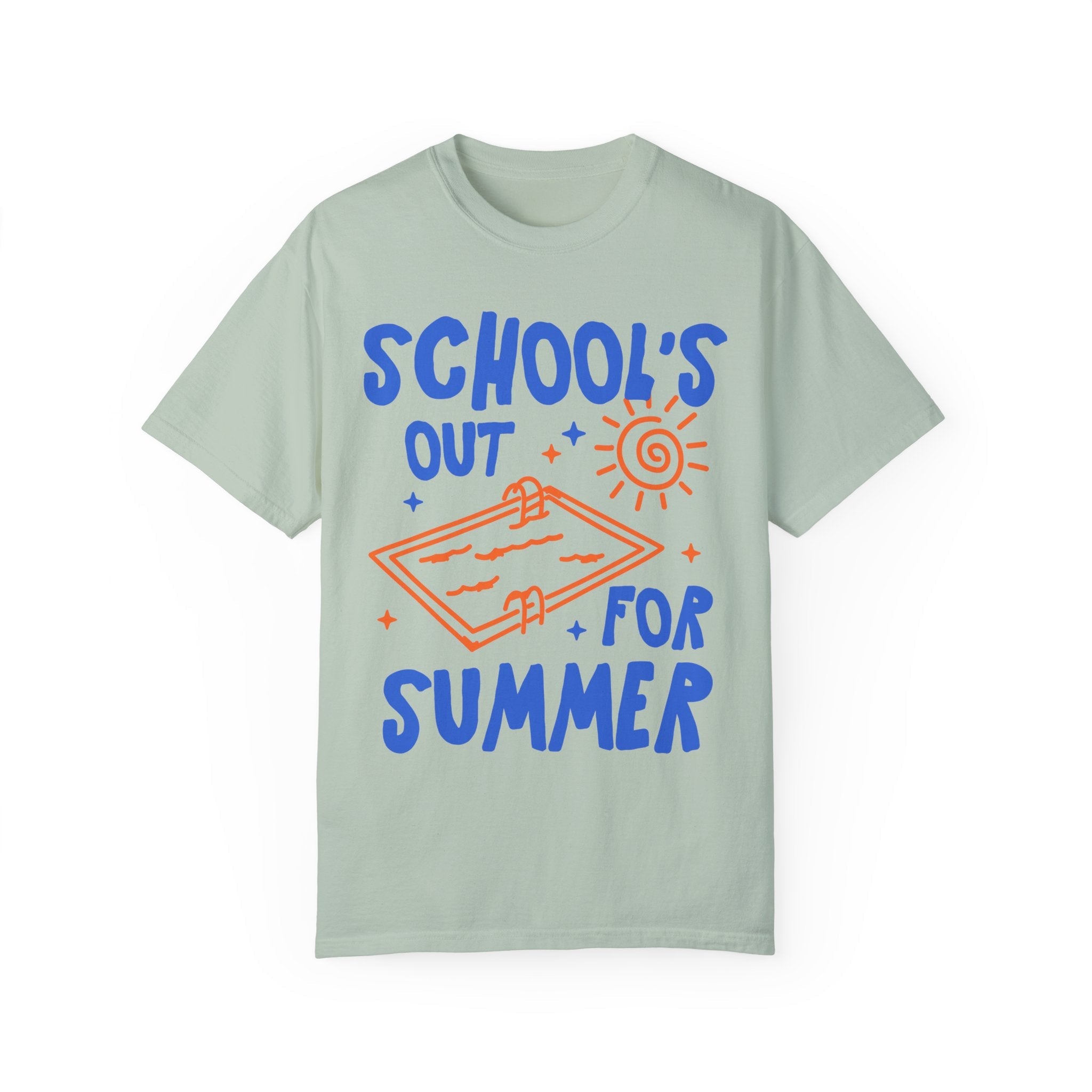 School's Out for Summer: Funny Last Day of School Teacher Tee Shirt, Matching First Grade Crew Teacher T-Shirts, Cute Class Dismissed Tee - Opal and June