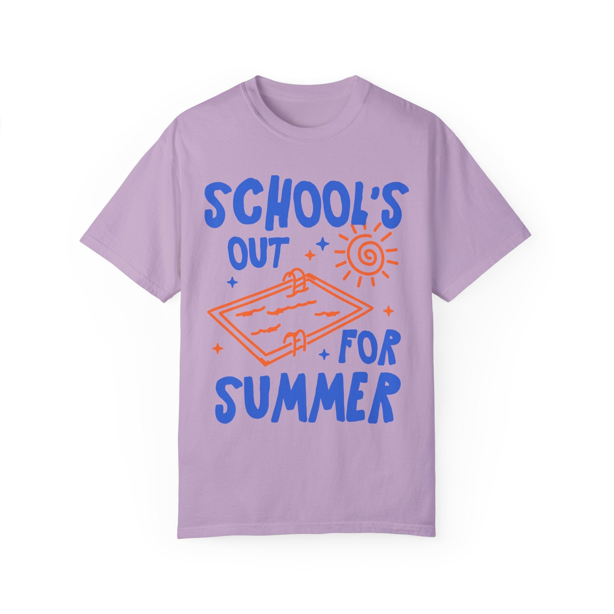 School's Out for Summer: Funny Last Day of School Teacher Tee Shirt, Matching First Grade Crew Teacher T-Shirts, Cute Class Dismissed Tee - Opal and June