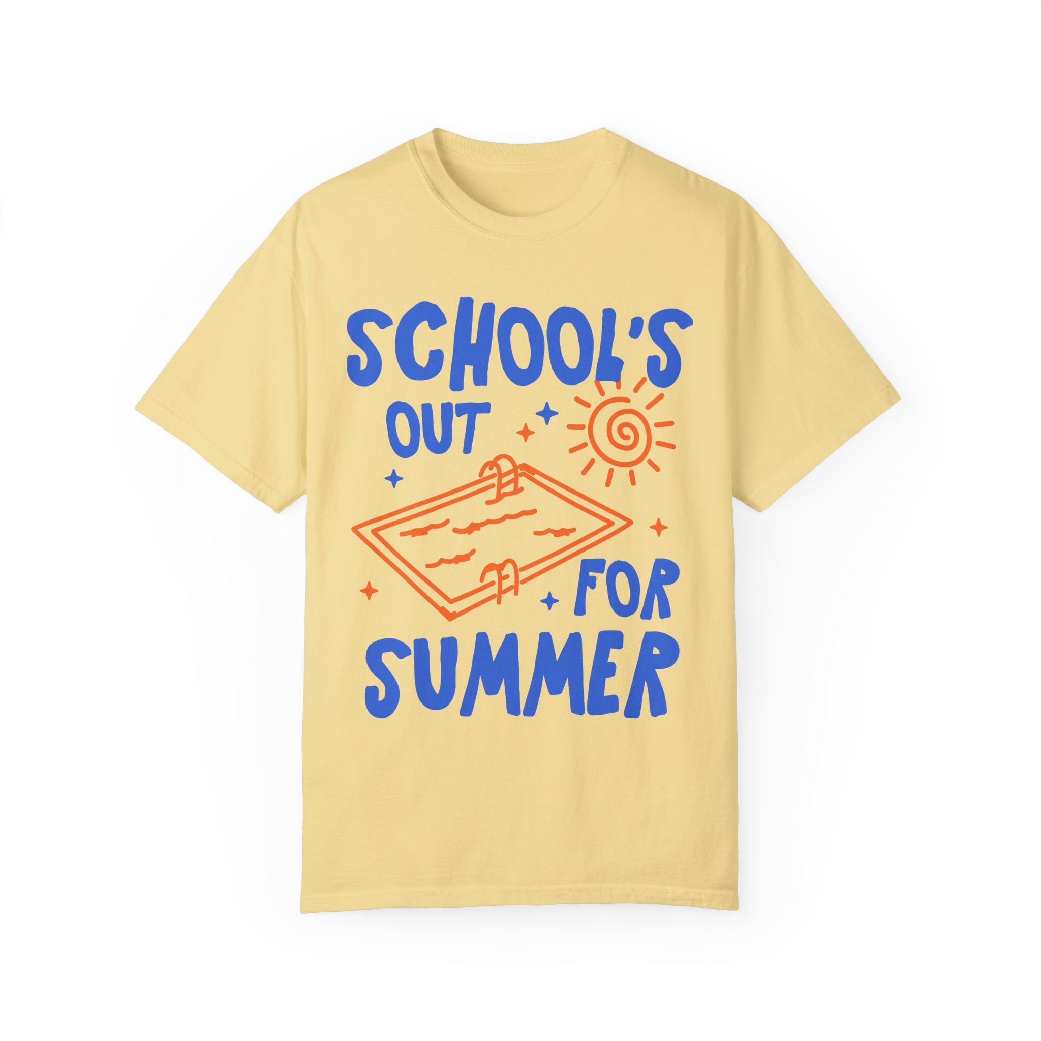 School's Out for Summer: Funny Last Day of School Teacher Tee Shirt, Matching First Grade Crew Teacher T-Shirts, Cute Class Dismissed Tee - Opal and June