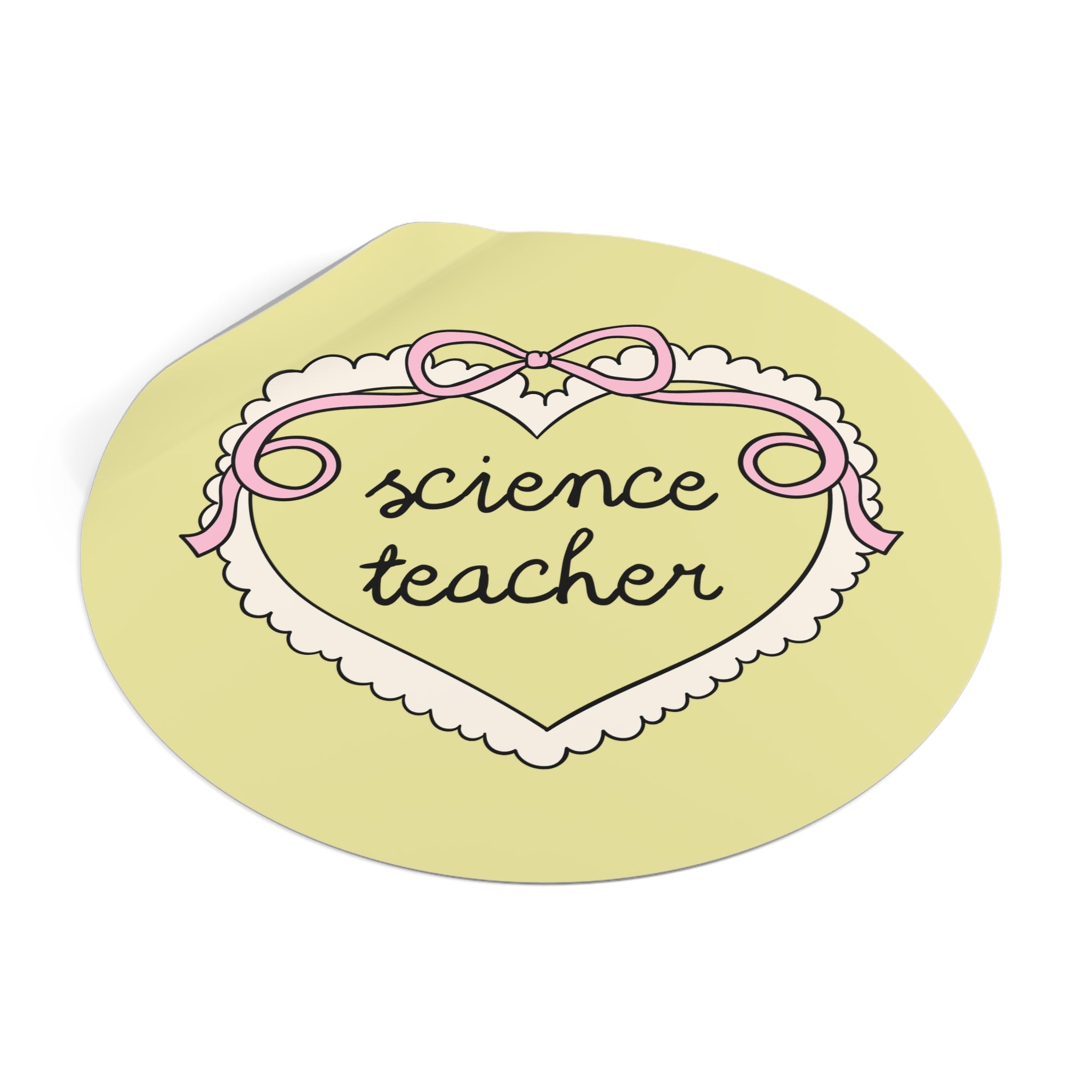 Science Teacher Sticker, Biology Teacher, New High School Science Teacher Sticker, Teacher Appreciation Gift, Cute Chemistry Teacher Gift - Opal and June