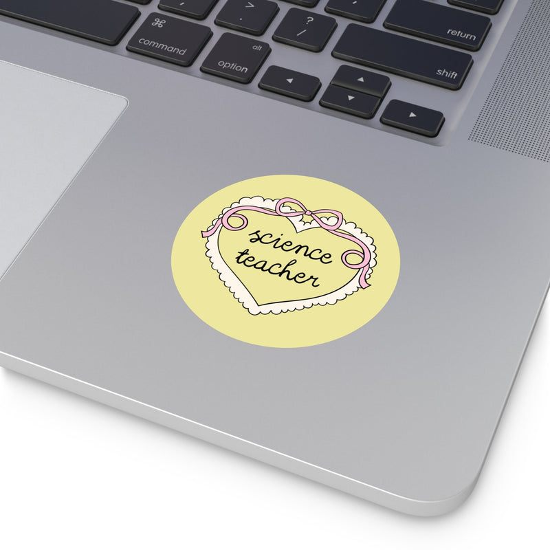Science Teacher Sticker, Biology Teacher, New High School Science Teacher Sticker, Teacher Appreciation Gift, Cute Chemistry Teacher Gift - Opal and June