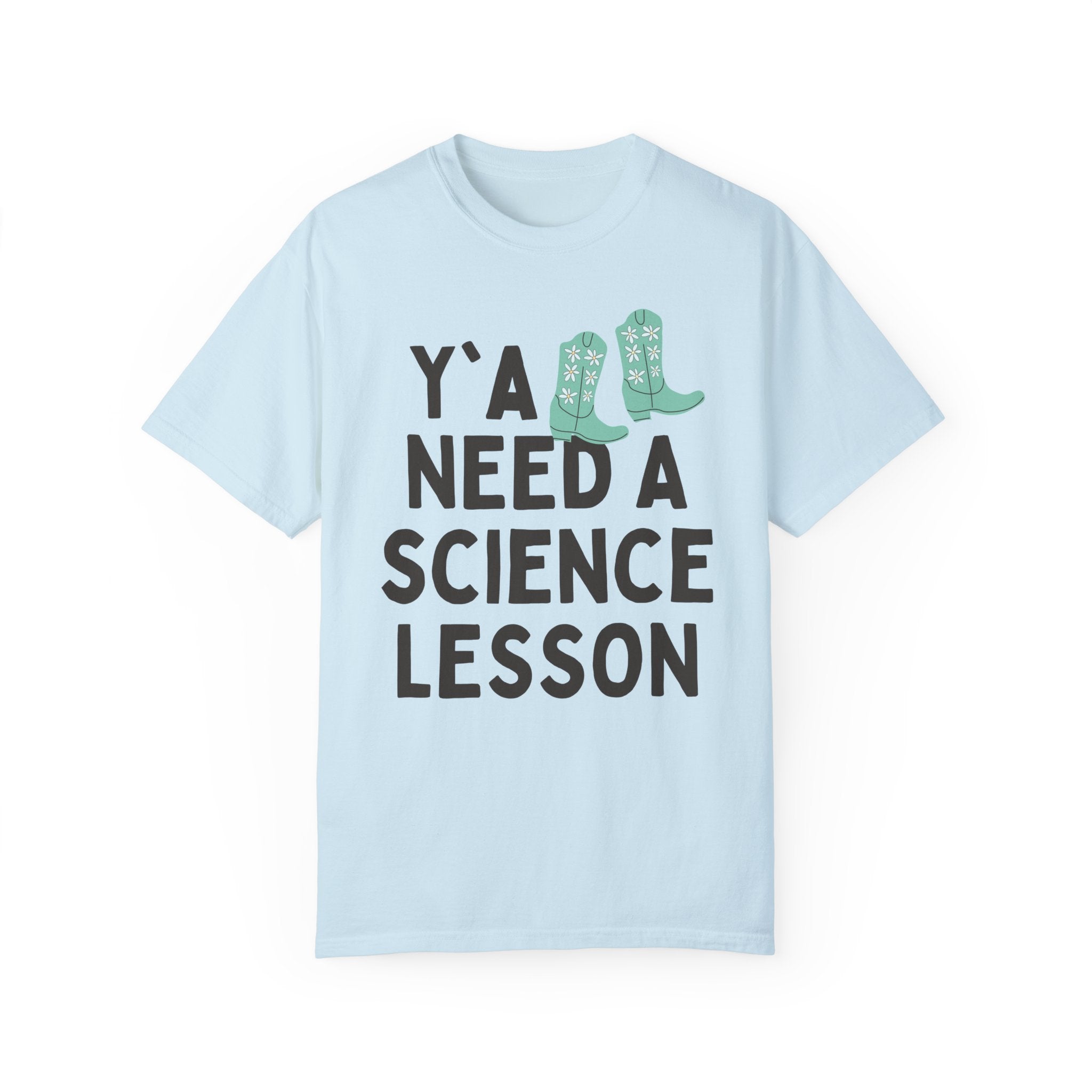 Science Teacher T-Shirt, Groovy Western Vibe: Y'all Need a Science Lesson, Environmental Science Teacher, Geology or Physics Professor Gift - Opal and June